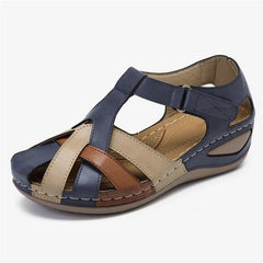 Sandalias Wenkouban para Mujer, Sandalias de tacón de colores combinados, zapatos de verano para Mujer, cuñas de gladiador, Sandalias informales para Mujer, zapatos de plataforma para Mujer