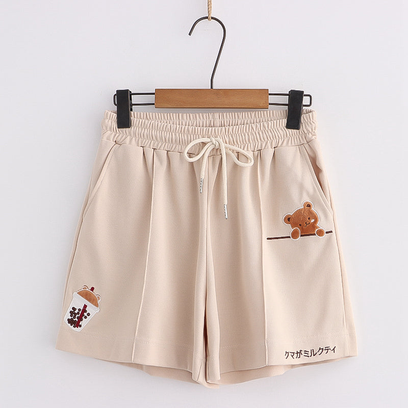 Lindos pantalones cortos de osito kawaii