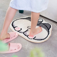 Cute Kawaii Corgi Anti-Slip Bathroom & Door Entrance Mat