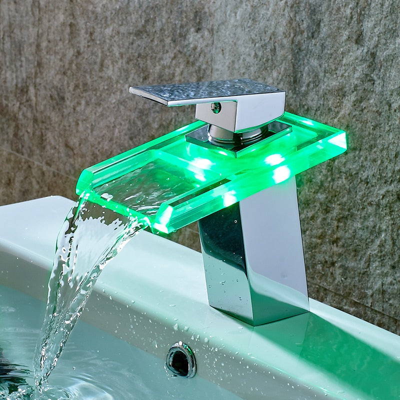 ArtZ® LED-Wasserfall-Badezimmerarmatur