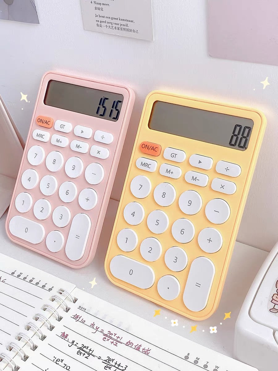 Cute Student Hand Size Mini Calculator