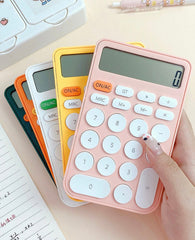 Cute Student Hand Size Mini Calculator