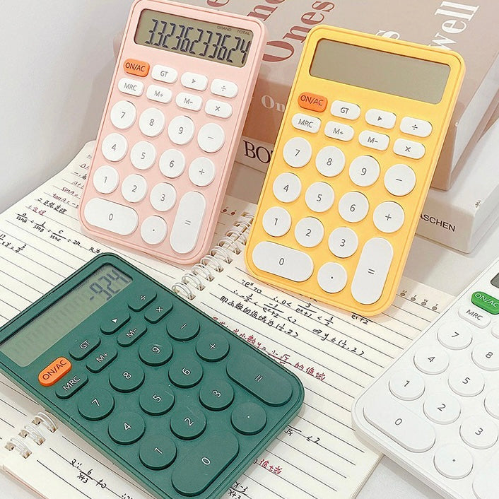 Cute Student Hand Size Mini Calculator