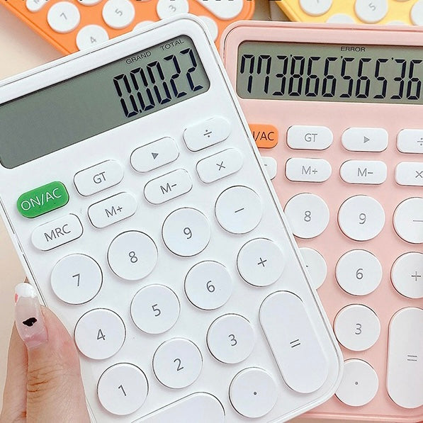 Cute Student Hand Size Mini Calculator