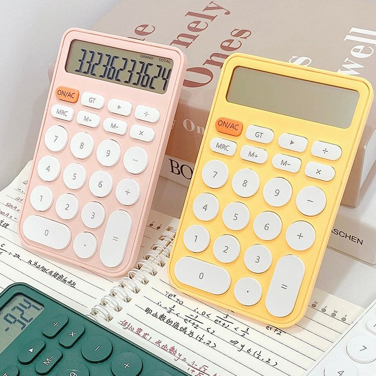 Cute Student Hand Size Mini Calculator