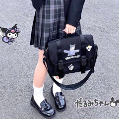 Kawaii Kuromi School Backpack Satchel Messenger Bag Gift