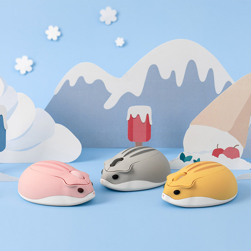 Cute Kawaii Wireless Hamster Mouse