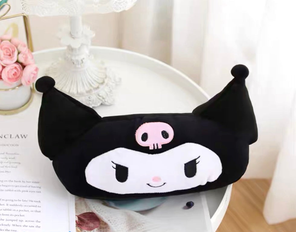 Kuromi My Melody inspirado en el reposacabezas del cuello del coche, almohadas, fundas para cinturones de seguridad, accesorios