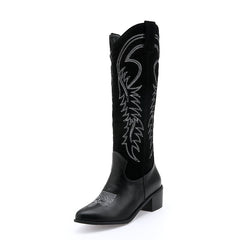 Womens Knee High Western Cowboy Boots