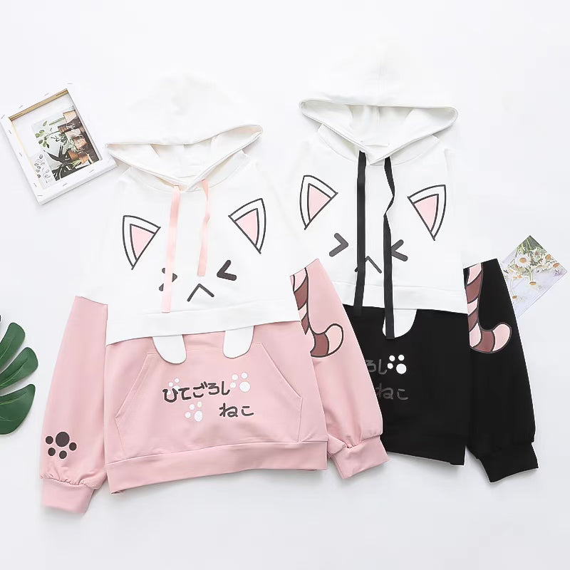 Harajuku Neko Hoodie