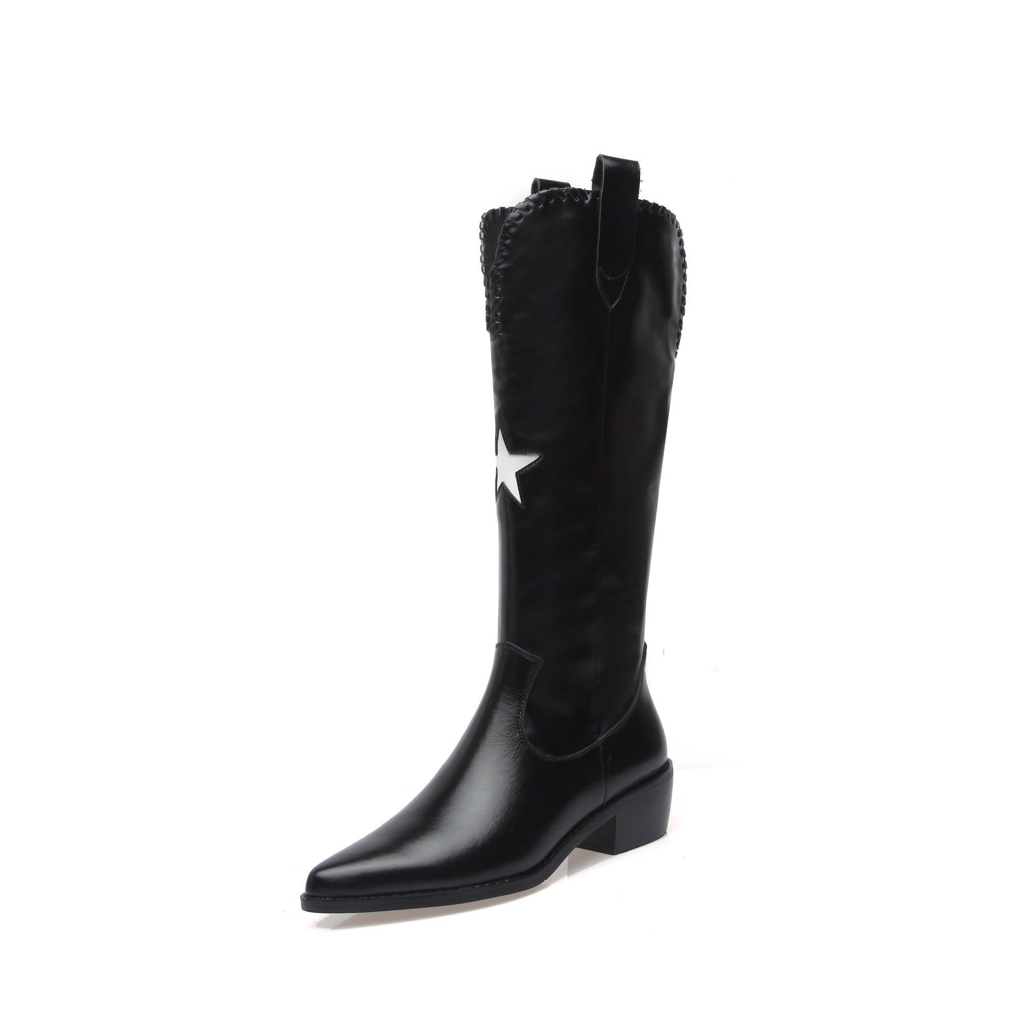 Women's Western Cowboy Boots Star Knee High Boots