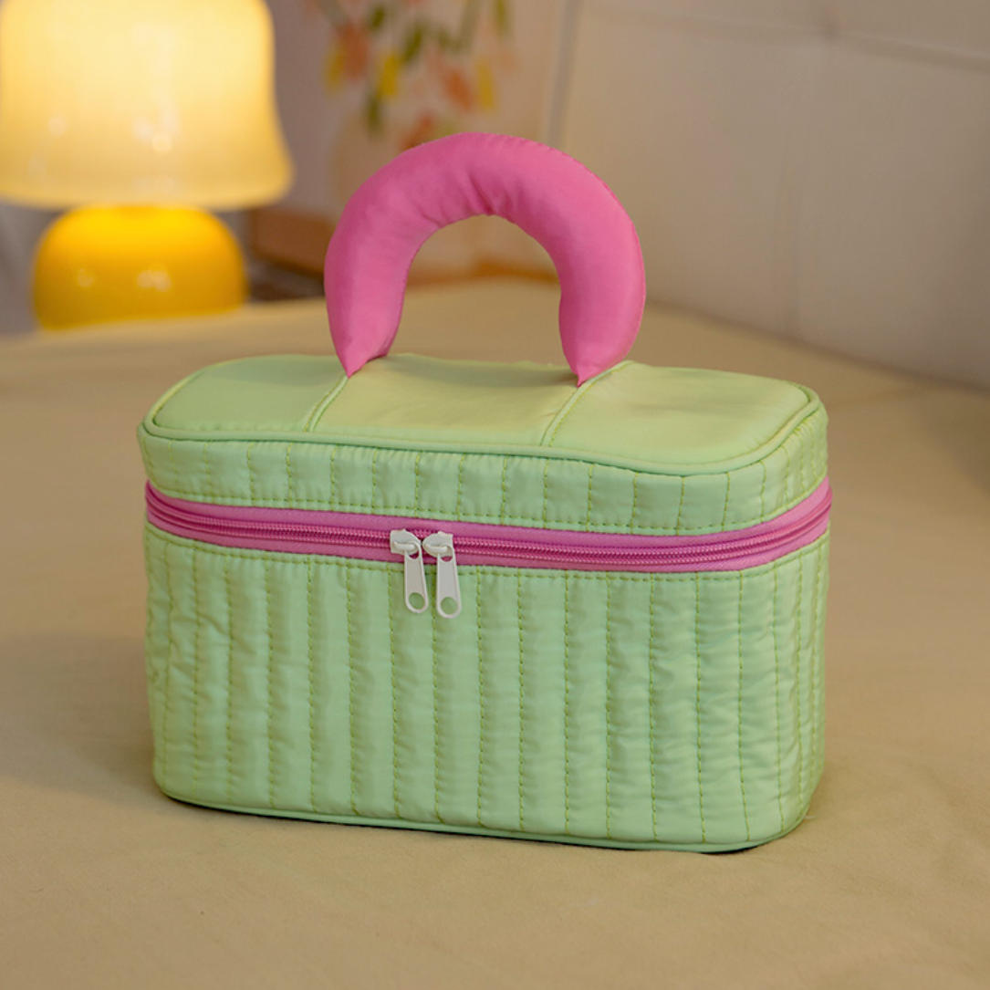 Kawaii Aesthetics Large Capacity Colour Cosmetic Bag