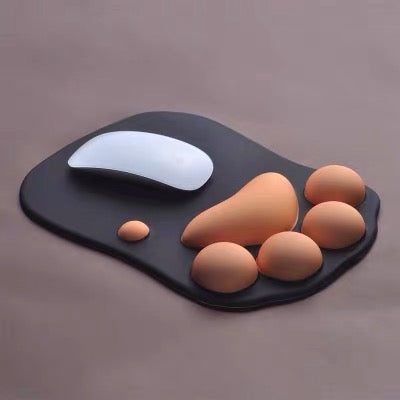 Creative Paw Shape 3D Mouse Pad with Wrist Support