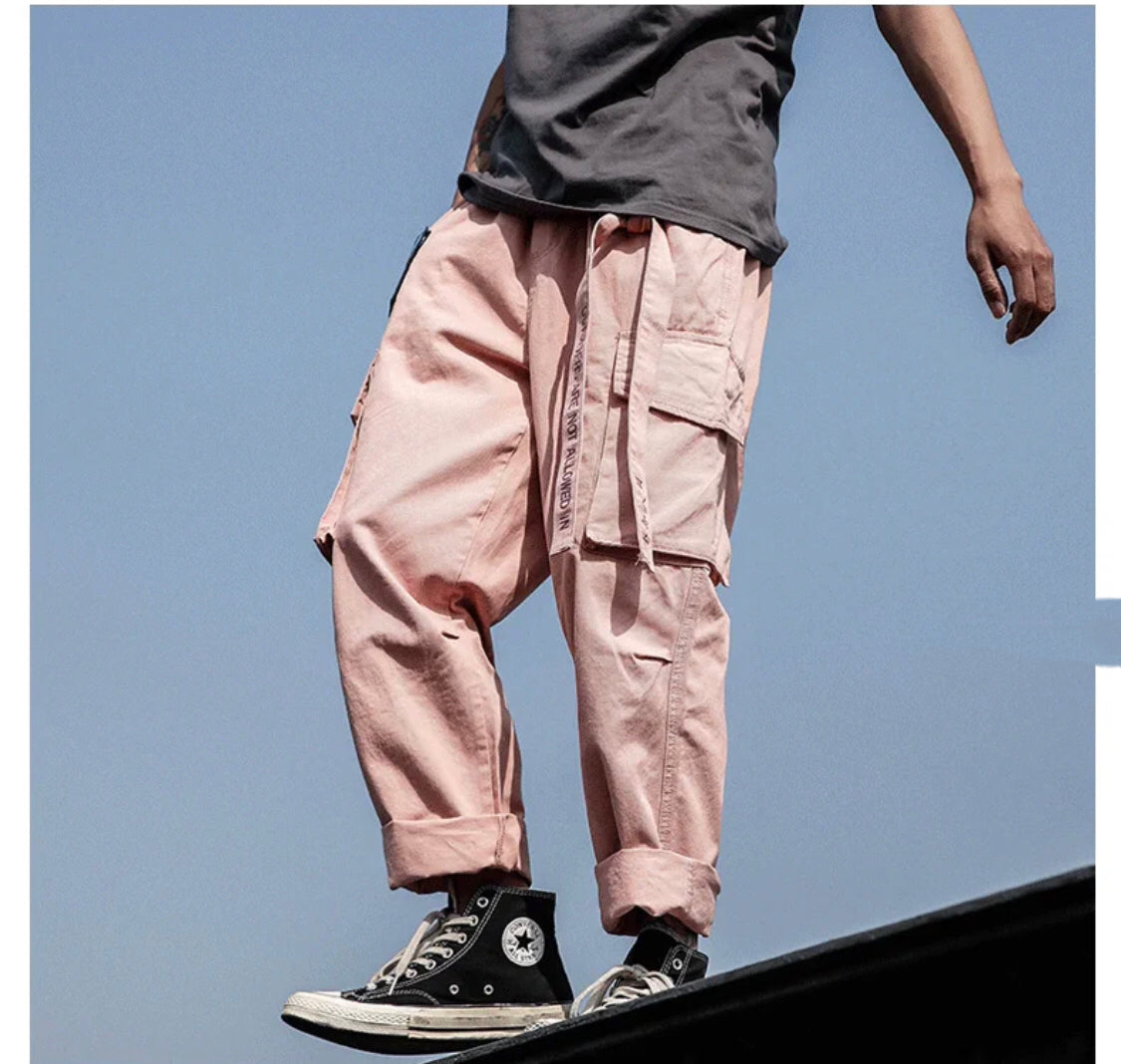 Pantalones Harajuku para hombre ropa de calle