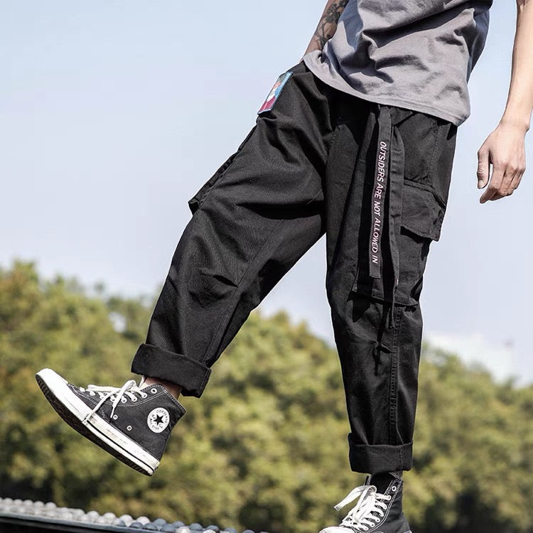 Pantalones Harajuku para hombre ropa de calle