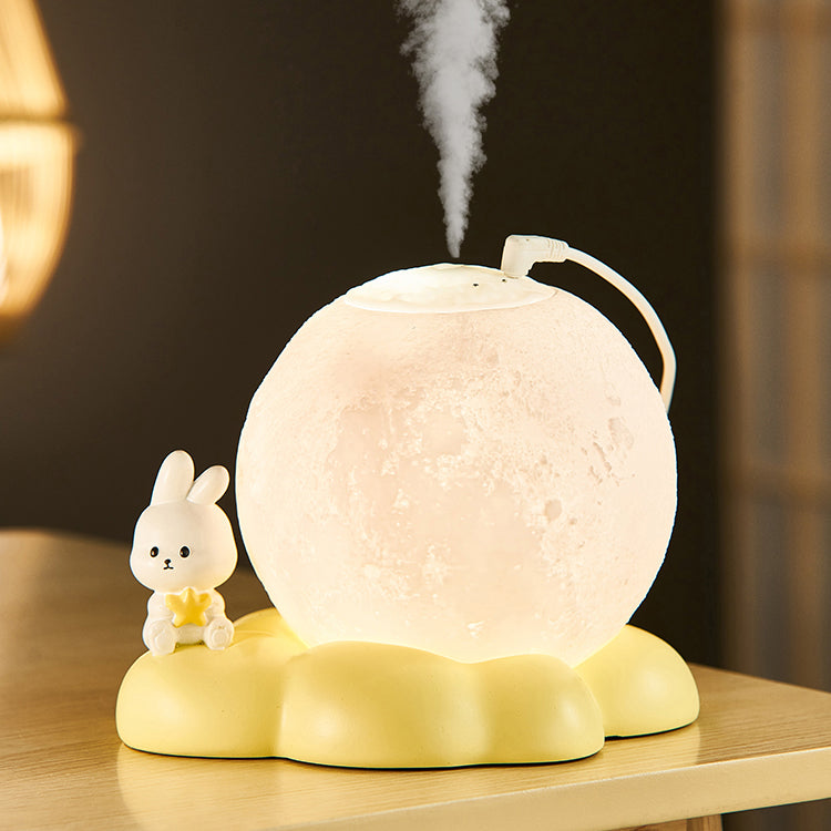 Humidificateur de lampe de lune de lapin