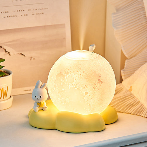 Humidificateur de lampe de lune de lapin