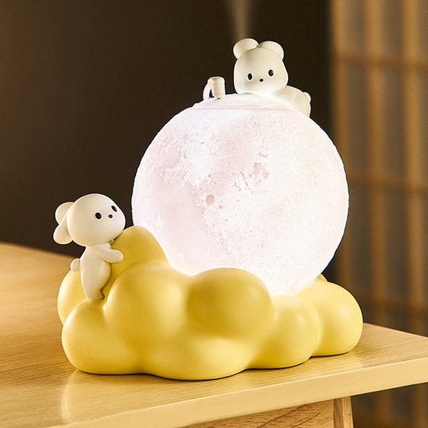 Humidificateur de lampe de lune de lapin