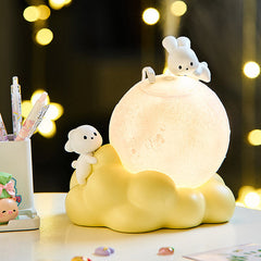 Humidificateur de lampe de lune de lapin