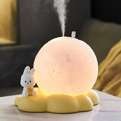 Humidificateur de lampe de lune de lapin