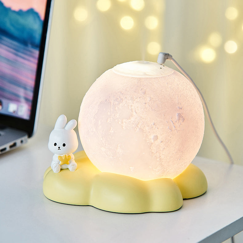 Humidificateur de lampe de lune de lapin