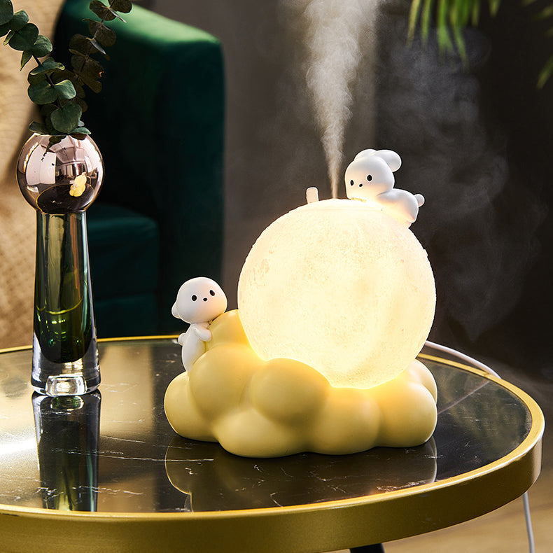 Humidificateur de lampe de lune de lapin