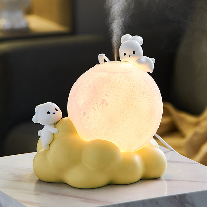 Humidificateur de lampe de lune de lapin