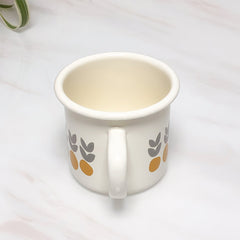 Retro Rustic Style Thickened Enamel Campfire Coffee Mug Tea Cup 350 ml