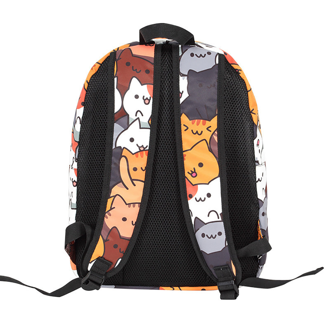 Niedlicher Pastellkatzen-Ganzübermalungs-Rucksack