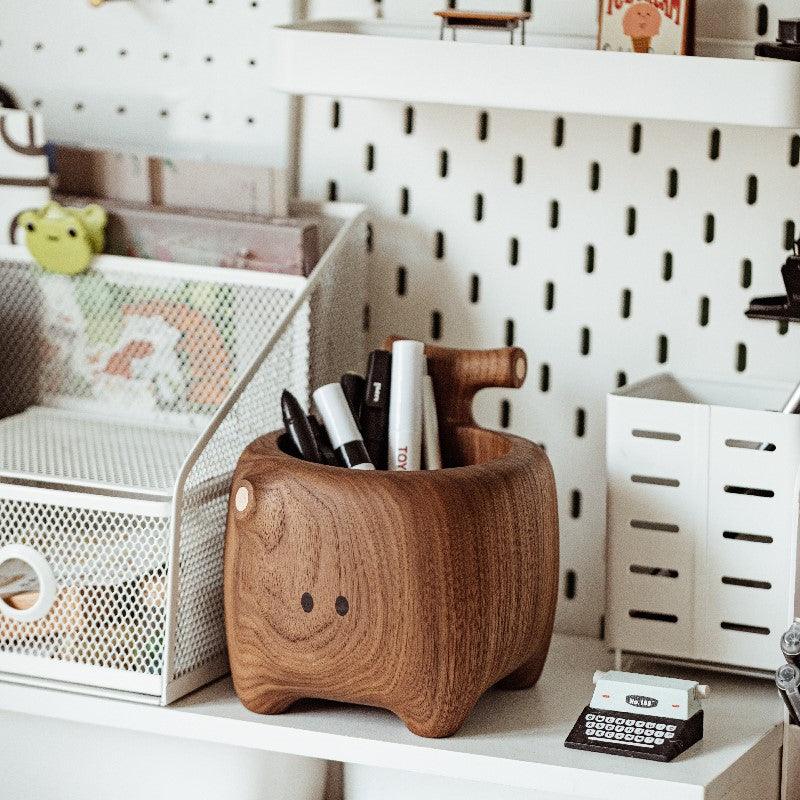 Stockage multifonction | Organisation de bureau, support de télécommande, porte-stylo, stockage de clés, cadeau de décoration de pot de plante