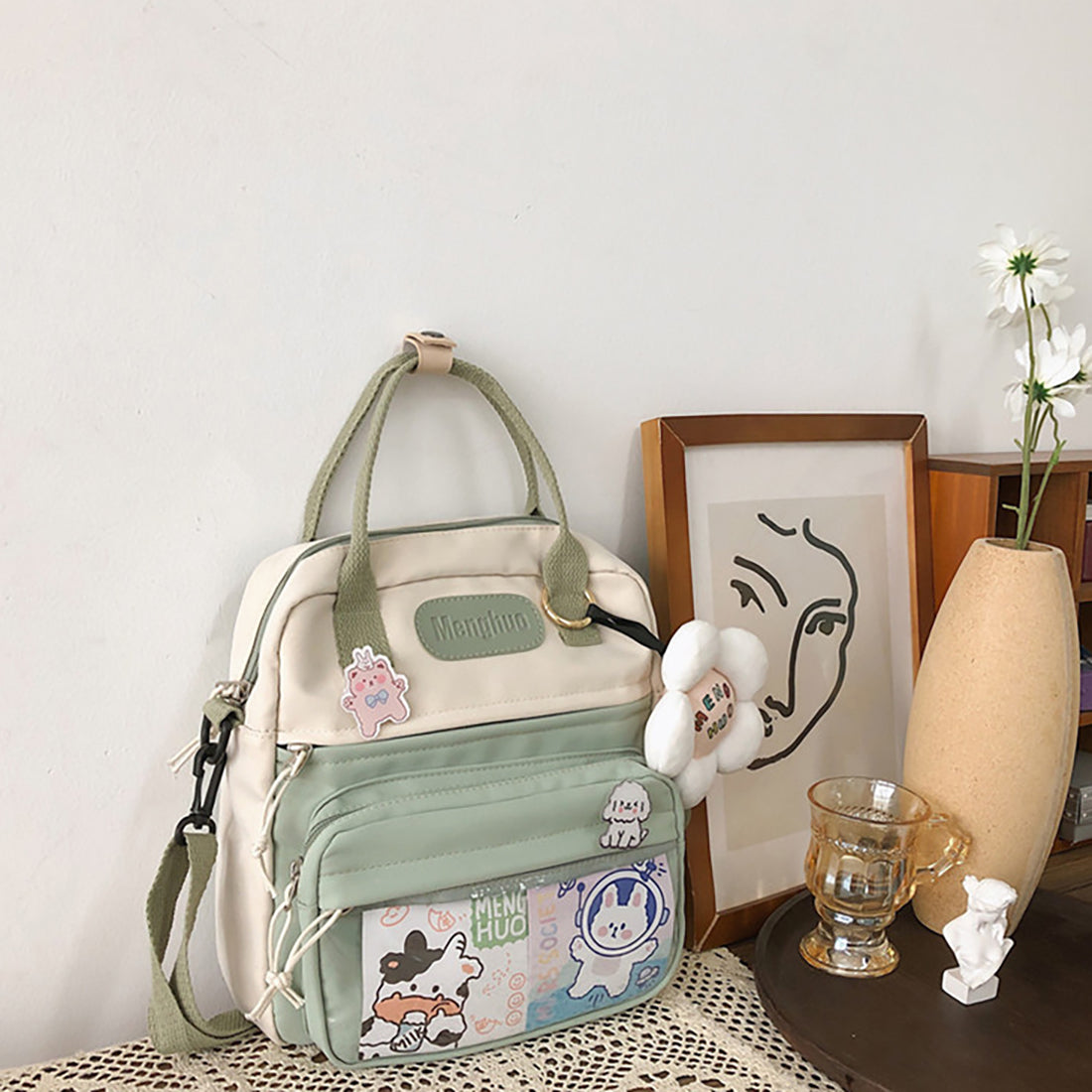 Cute Japanese Style Backpack Crossbody Bag