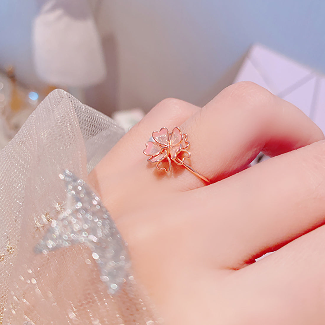 Lindo anillo de sakura