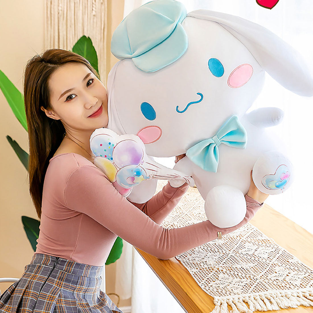 Lindo juguete de peluche de dibujos animados Cinnamoroll