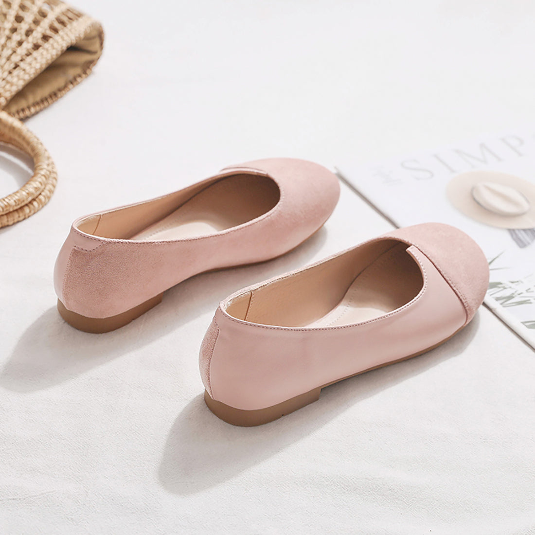 Pure Color Flats Shoes