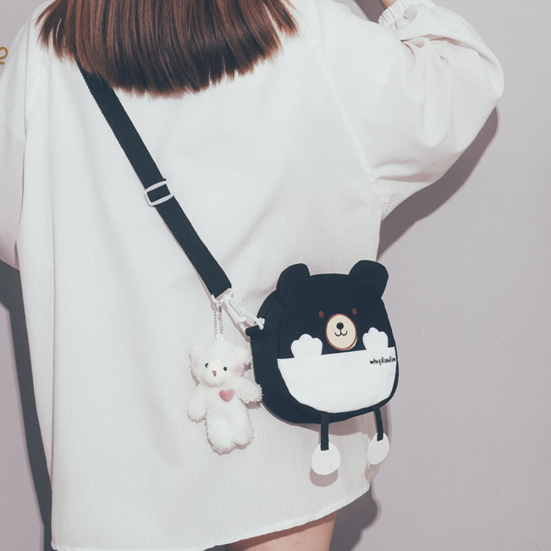 Cute Bear Mini Crossbody Bag