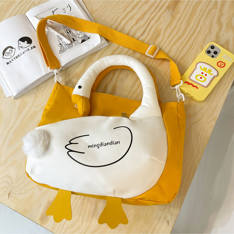 Cute Canvas Goose Bag