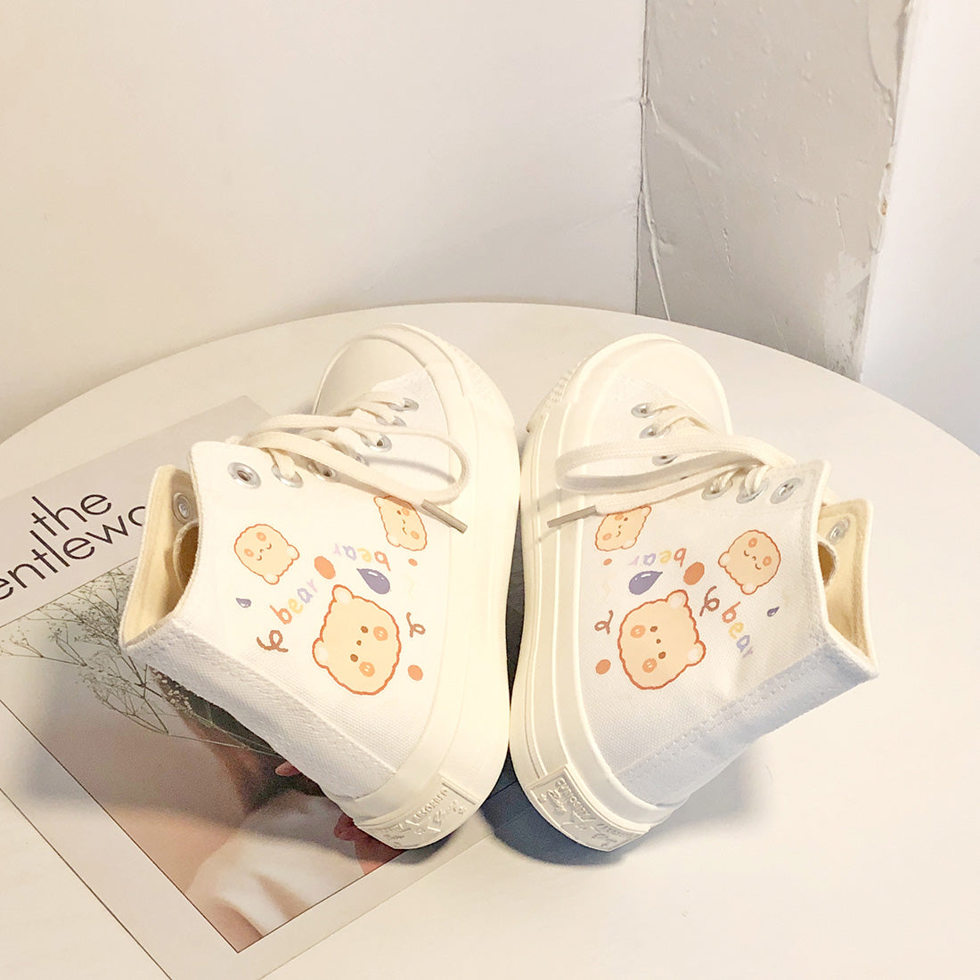 Party Bear High Cut Canvas-Sneaker