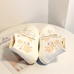 Party Bear High Cut Canvas-Sneaker