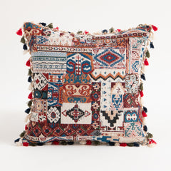 Moroccan flower hairball geometric throw pillow cushion pillowcase