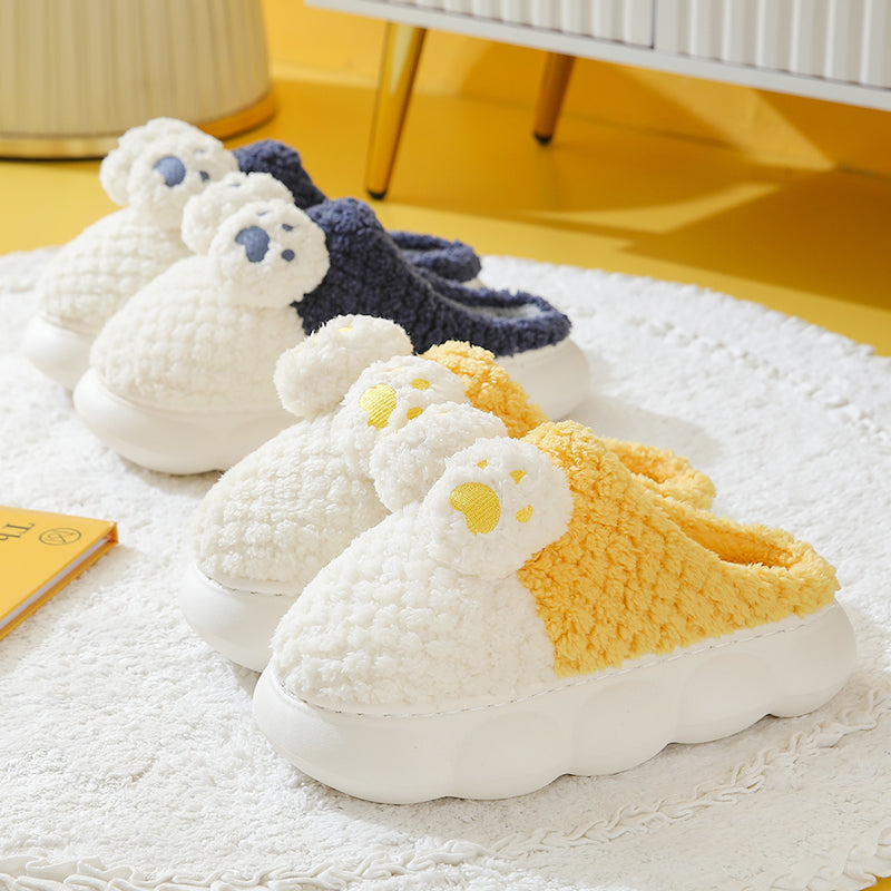 Cute Cat Paw Knit Slipper