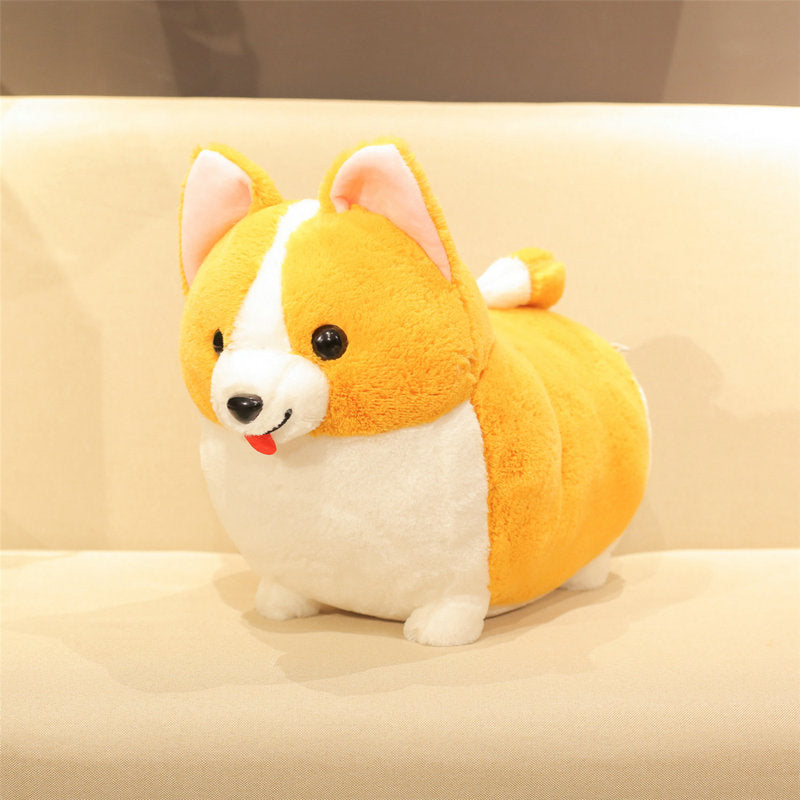 Jouet en peluche mignon Chubby Corgi