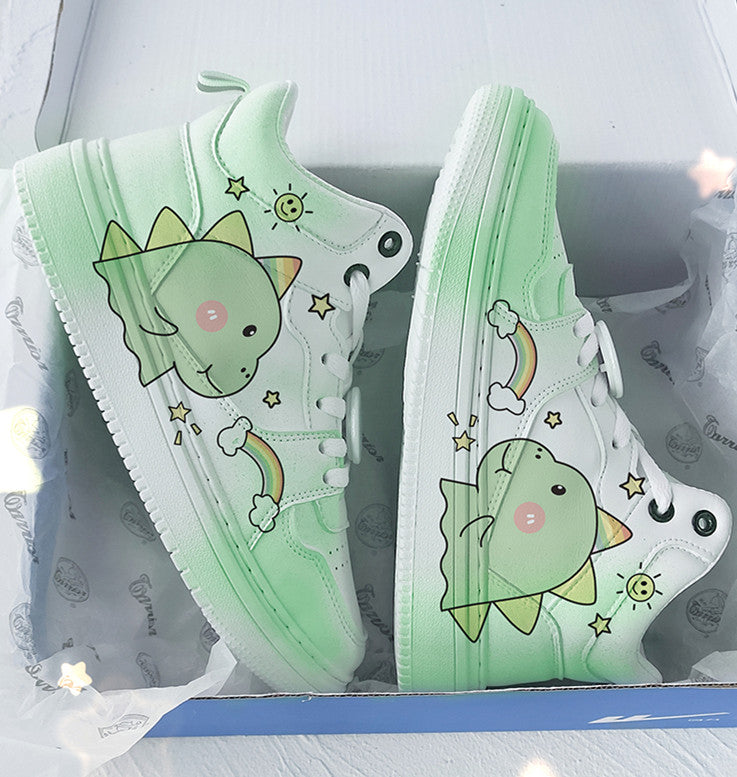 Zapatillas altas de muy buen gusto Lovely Dinosaur Shoes