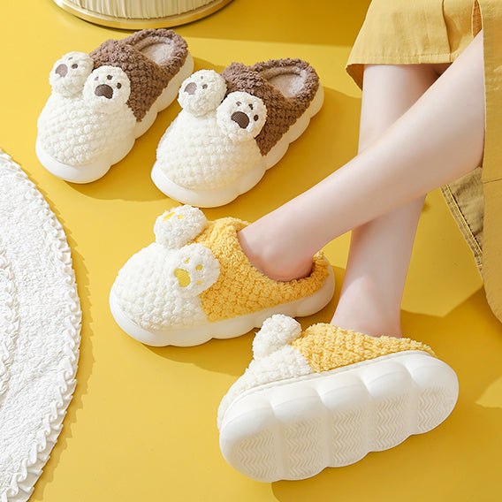 Cute Cat Paw Knit Slipper