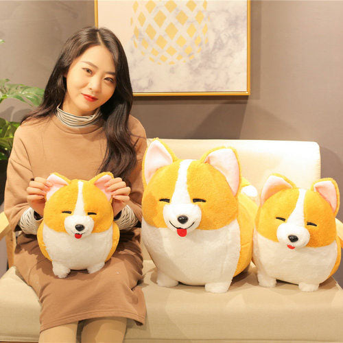 Cute Chubby Corgi Plush Toy