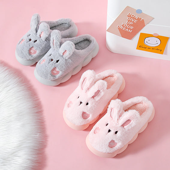 Cute Rabbit Plush Slipper