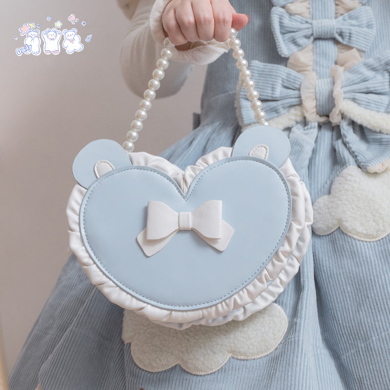 Simpatica borsa a tracolla Bowknot Lolita