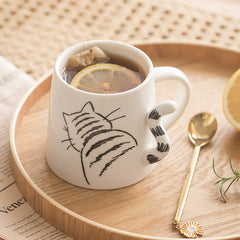 Katze-Druck-Keramik-Tasse