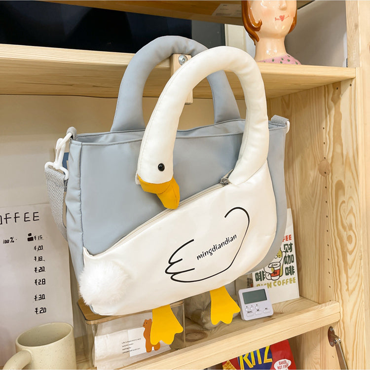 Cute Canvas Goose Bag