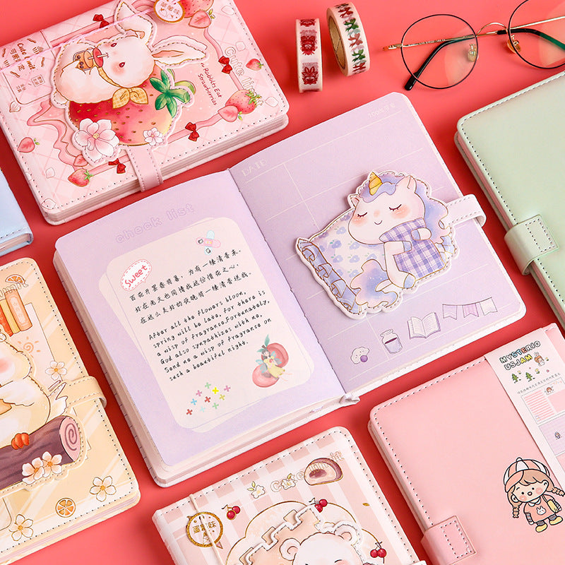 Cute Cartoon Notebook Magnetic Button