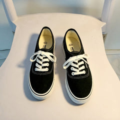 Ulzzang Canvas-Sneaker im Graffiti-Art-Design